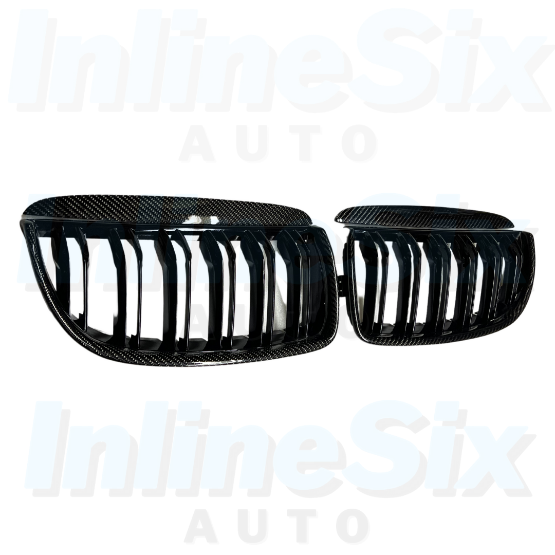 Carbon Fiber Style M-Style Front Grille for BMW E90/E91 LCI 3-series